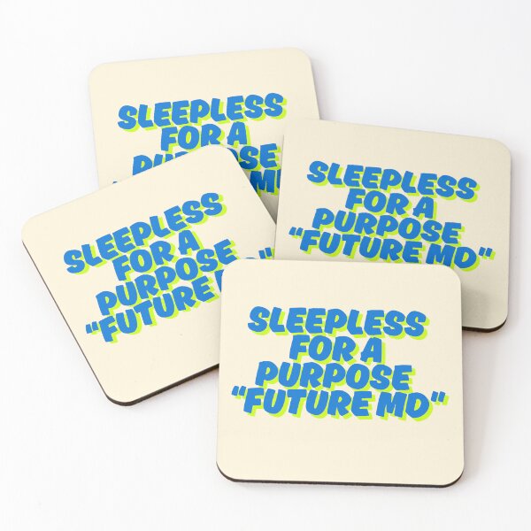 Item preview, Sleepless Future Doctor Medical Student Shirt designed and sold by ZodiacLuck888.
