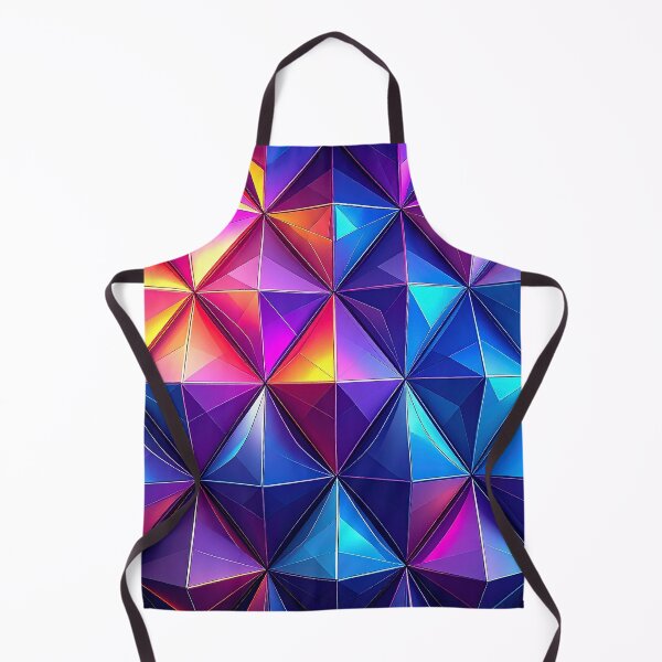 Item preview, Luminous Geometric Prism: Vibrant Abstract Facets designed and sold by Analog-attire.