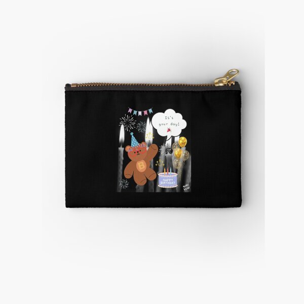 Item preview, Mono Bear Birthday – Night Sparkle Edition designed and sold by mintmono-studio.