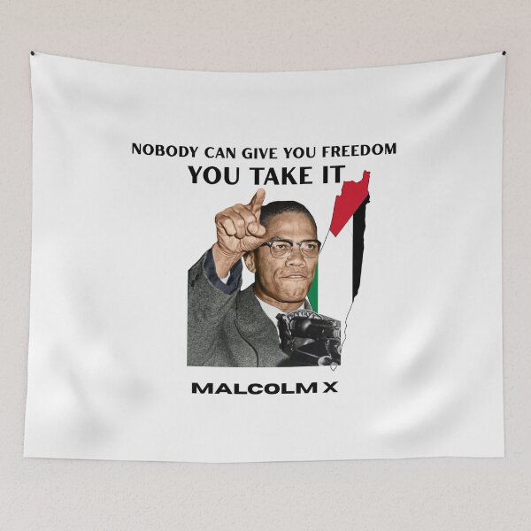 Item preview, Malcolm X, Black History, Freedom, funnyfits70, Humor, Funny, retro, vintage, funny quotes, animal humor, designed and sold by FunnyFits70.