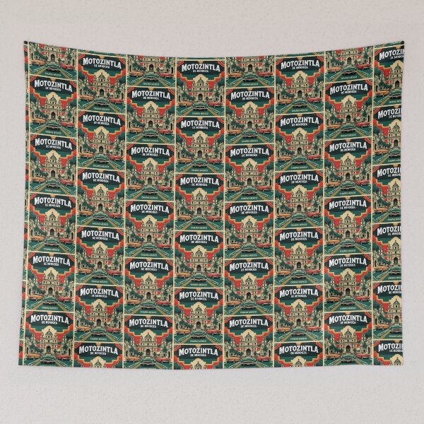 Item preview, Motozintla de Mendoza Chiapas Mexico 1950s Vintage Travel Tourism Map designed and sold by TravelersGems.