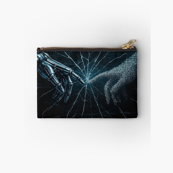 Item preview, The Digital Creation of Adam – Robot and Binary Hand Inspired by Michelangelo designed and sold by Shoot-The-Moon.