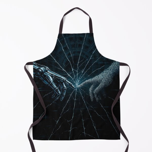 Item preview, The Digital Creation of Adam – Robot and Binary Hand Inspired by Michelangelo designed and sold by Shoot-The-Moon.