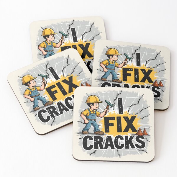 Item preview, I Fix Cracks Civil Engineer designed and sold by Ajay Creative Studio.