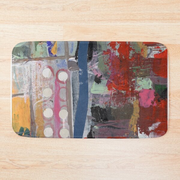 Item preview, Abstract Modern Contemporary Collage Artwork Colorful Busy designed and sold by pngrktes-art.