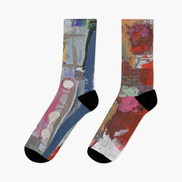 Item preview, Abstract Modern Contemporary Collage Artwork Colorful Busy designed and sold by pngrktes-art.