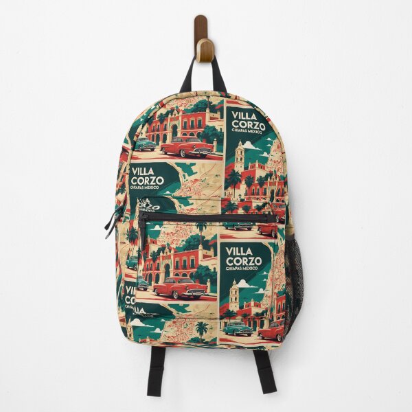 Item preview, Villa Corzo Chiapas Mexico 1950s Vintage Travel Tourism Map designed and sold by TravelersGems.