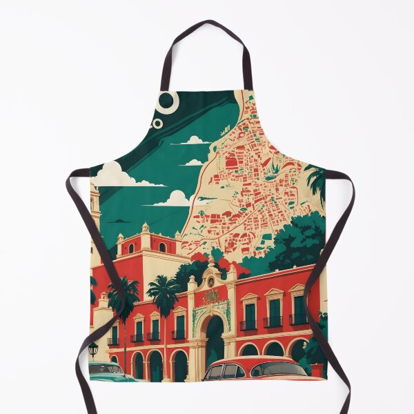 Item preview, Villa Corzo Chiapas Mexico 1950s Vintage Travel Tourism Map designed and sold by TravelersGems.