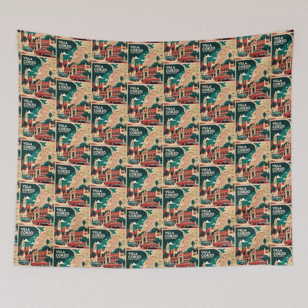 Item preview, Villa Corzo Chiapas Mexico 1950s Vintage Travel Tourism Map designed and sold by TravelersGems.