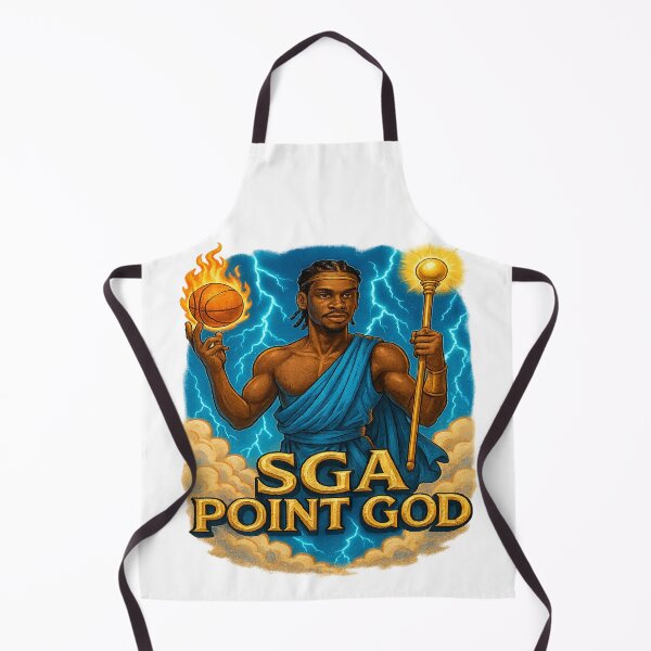 Item preview, SGA Point God – Olympus Handles Basketball Art designed and sold by POD DYNASTY | Original Print On Demand T-Shirt Graphics.
