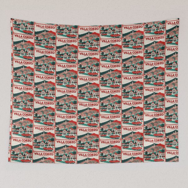 Item preview, Villa Corzo Chiapas Mexico 1950s Vintage Travel Tourism Map designed and sold by TravelersGems.