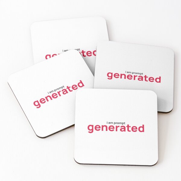 Item preview, I am prompt generated – AI-Generated Bold Statement White designed and sold by grafik.