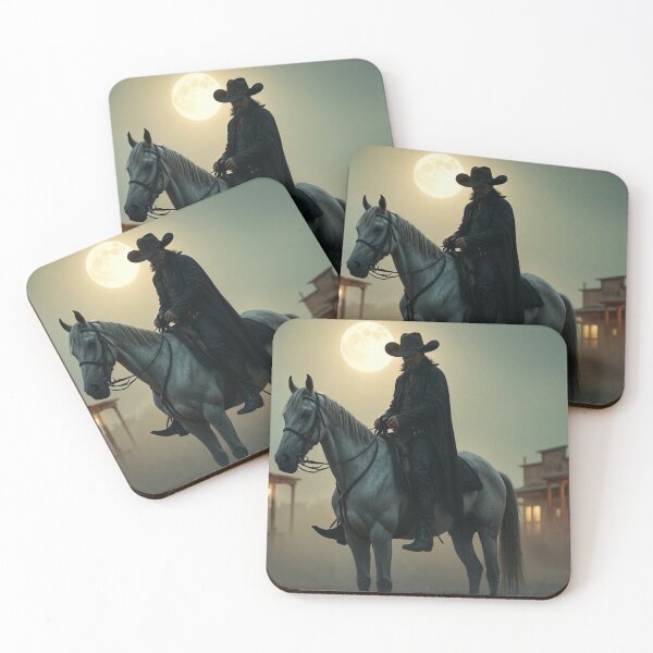 Item preview, Cowboy at the Full Moon designed and sold by M-Y-A-R-T-.