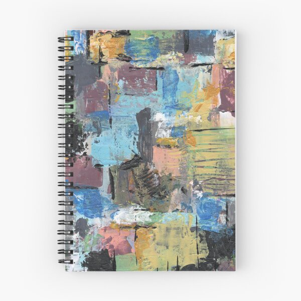 Item preview, Abstract Collage Painting with Busy Colors and Strong Values designed and sold by pngrktes-art.