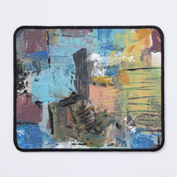 Item preview, Abstract Collage Painting with Busy Colors and Strong Values designed and sold by pngrktes-art.