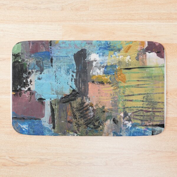 Item preview, Abstract Collage Painting with Busy Colors and Strong Values designed and sold by pngrktes-art.