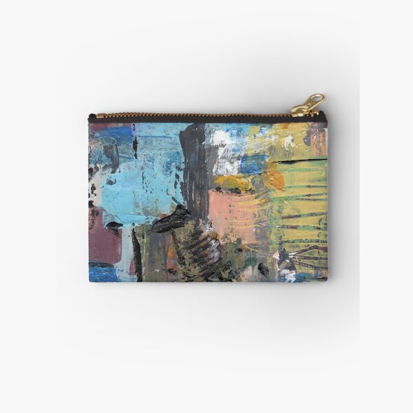 Item preview, Abstract Collage Painting with Busy Colors and Strong Values designed and sold by pngrktes-art.