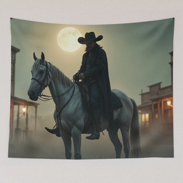Item preview, Cowboy at the Full Moon designed and sold by M-Y-A-R-T-.