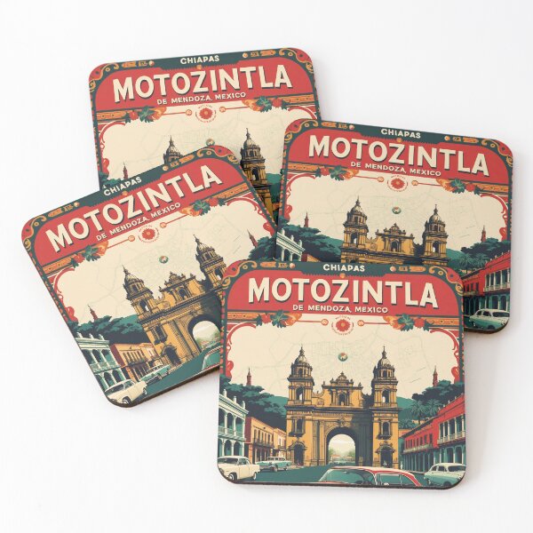 Item preview, Motozintla de Mendoza Chiapas Mexico 1950s Vintage Travel Tourism Map designed and sold by TravelersGems.