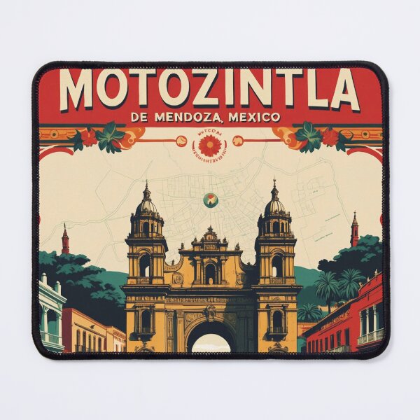 Item preview, Motozintla de Mendoza Chiapas Mexico 1950s Vintage Travel Tourism Map designed and sold by TravelersGems.