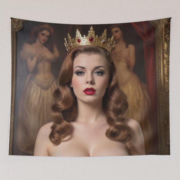 Item preview, Renaissance Queen Red Head Pin Up designed and sold by MissSaylor.