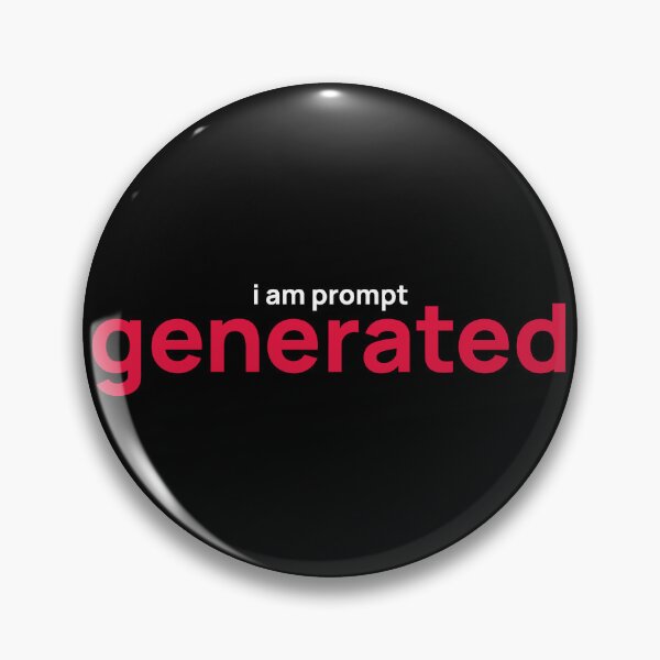 Item preview, I am prompt generated – AI-Generated Bold Statement Color designed and sold by grafik.