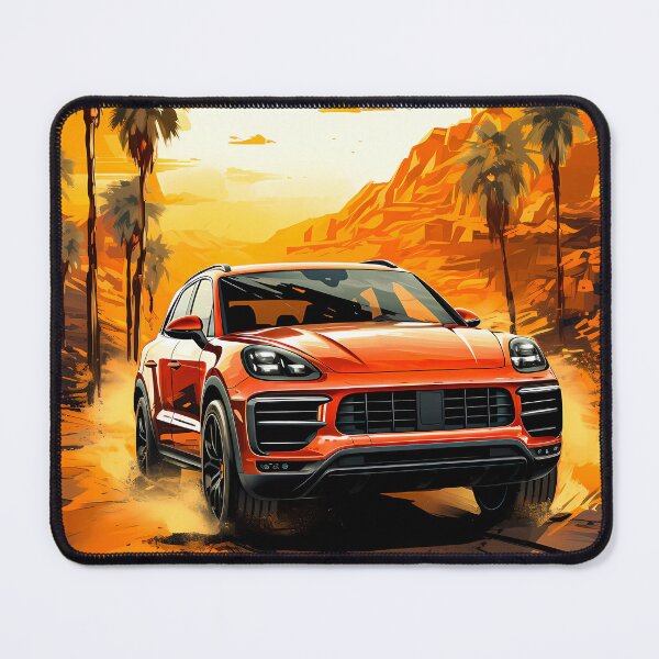 Item preview, Stylish SUV Car Shining In Sunset With Desert Palms designed and sold by RevUpDesign.