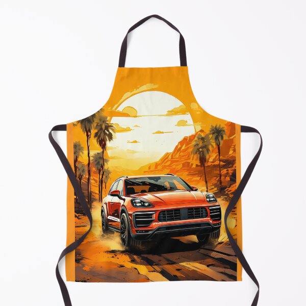 Item preview, Stylish SUV Car Shining In Sunset With Desert Palms designed and sold by RevUpDesign.