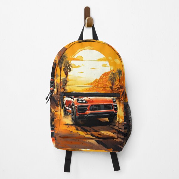 Item preview, Stylish SUV Car Shining In Sunset With Desert Palms designed and sold by RevUpDesign.