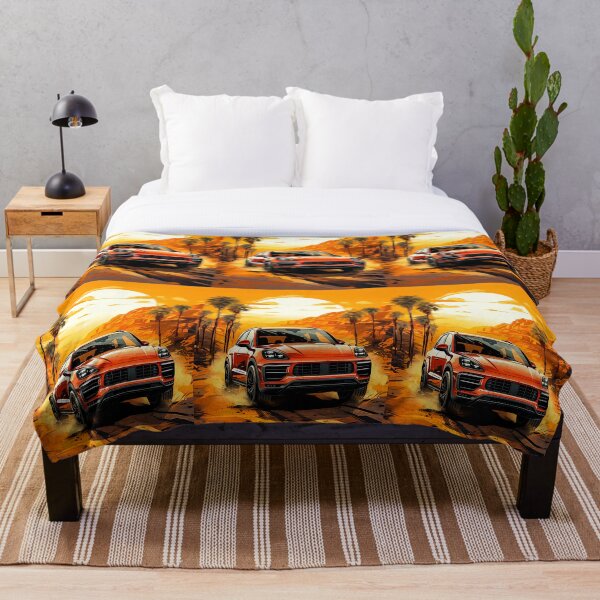 Item preview, Stylish SUV Car Shining In Sunset With Desert Palms designed and sold by RevUpDesign.