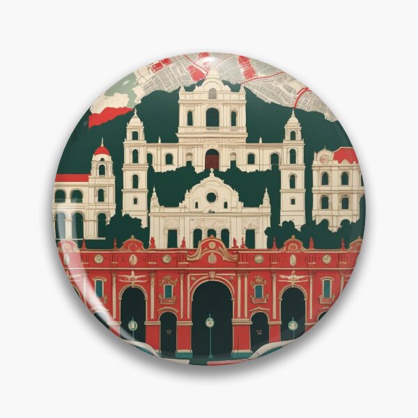 Item preview, Nueva Palestina Chiapas Mexico 1950s Vintage Travel Tourism Map designed and sold by TravelersGems.