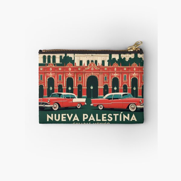 Item preview, Nueva Palestina Chiapas Mexico 1950s Vintage Travel Tourism Map designed and sold by TravelersGems.