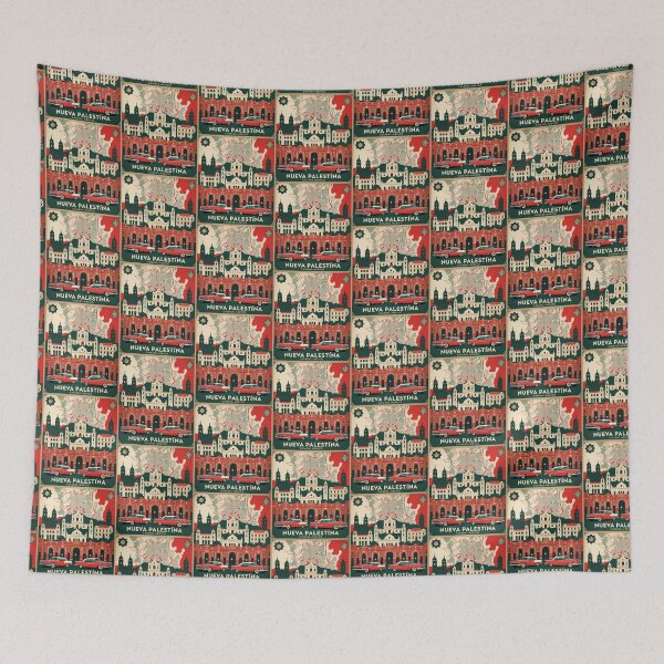 Item preview, Nueva Palestina Chiapas Mexico 1950s Vintage Travel Tourism Map designed and sold by TravelersGems.