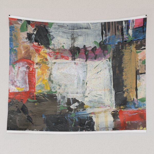 Item preview, Original Collage Artwork Abstract Contemporary Modern Painting Texture White Background designed and sold by pngrktes-art.