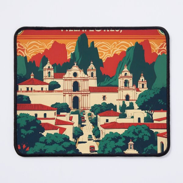Item preview, Villaflores Chiapas Mexico 1950s Vintage Travel Tourism Map designed and sold by TravelersGems.