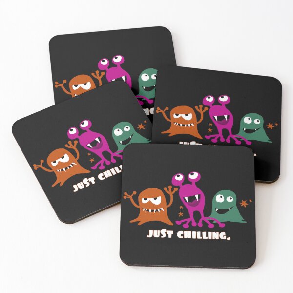 Item preview, just chilling - cute monsters designed and sold by kobyakov.