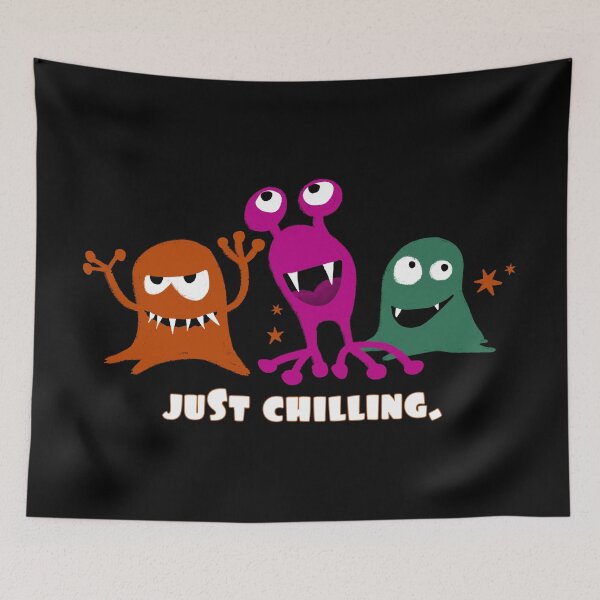 Item preview, just chilling - cute monsters designed and sold by kobyakov.