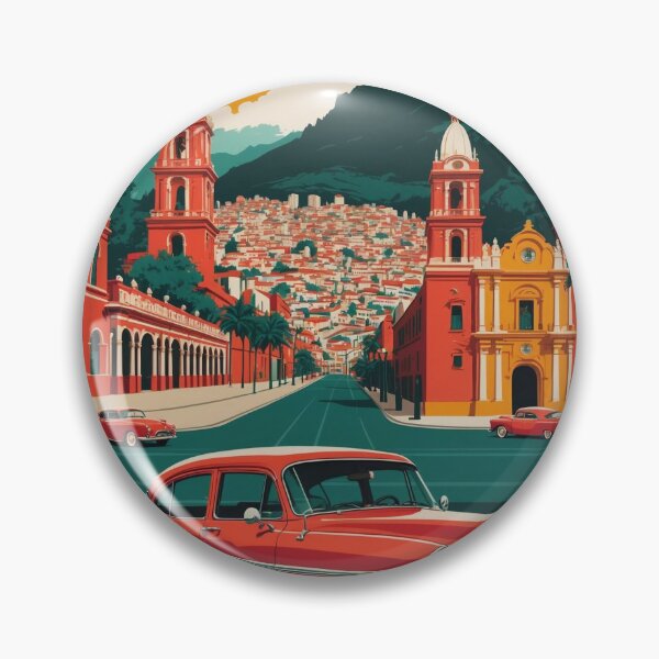 Item preview, Ciudad Hidalgo Chiapas Mexico 1950s Vintage Travel Tourism Map designed and sold by TravelersGems.