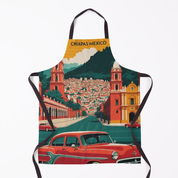Item preview, Ciudad Hidalgo Chiapas Mexico 1950s Vintage Travel Tourism Map designed and sold by TravelersGems.