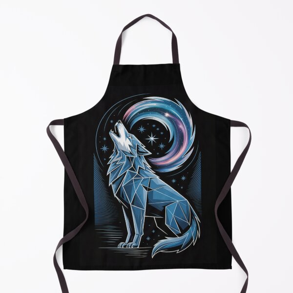 Item preview, Geometric Wolf Silhouette Stars designed and sold by MadCatPrints.