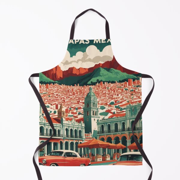 Item preview, Motozintla de Mendoza Chiapas Mexico 1950s Vintage Travel Tourism Map designed and sold by TravelersGems.