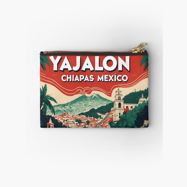 Item preview, Yajalon Chiapas Mexico 1950s Vintage Travel Tourism Map designed and sold by TravelersGems.