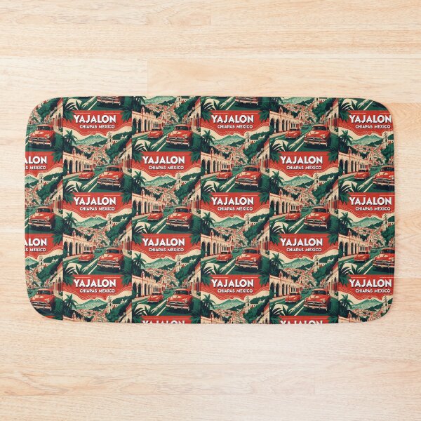 Item preview, Yajalon Chiapas Mexico 1950s Vintage Travel Tourism Map designed and sold by TravelersGems.