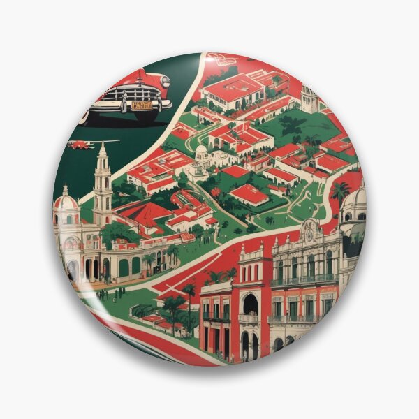 Item preview, Motozintla de Mendoza Chiapas Mexico 1950s Vintage Travel Tourism Map designed and sold by TravelersGems.