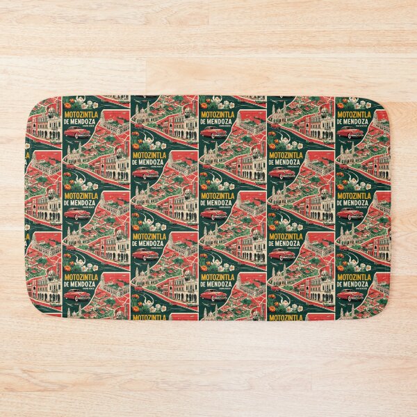 Item preview, Motozintla de Mendoza Chiapas Mexico 1950s Vintage Travel Tourism Map designed and sold by TravelersGems.