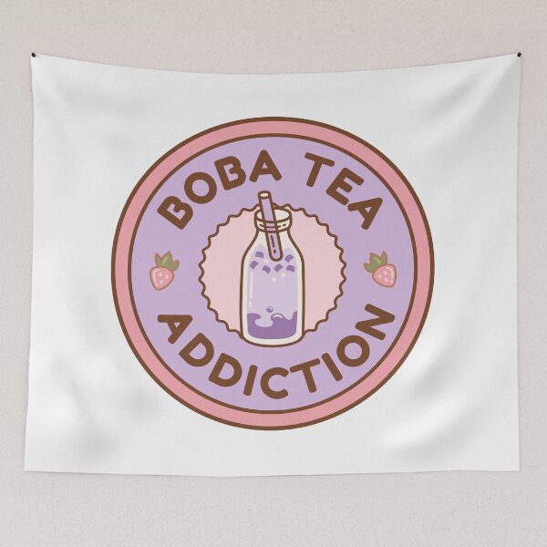 Item preview, Boba Tea Addiction designed and sold by HuesMeows.