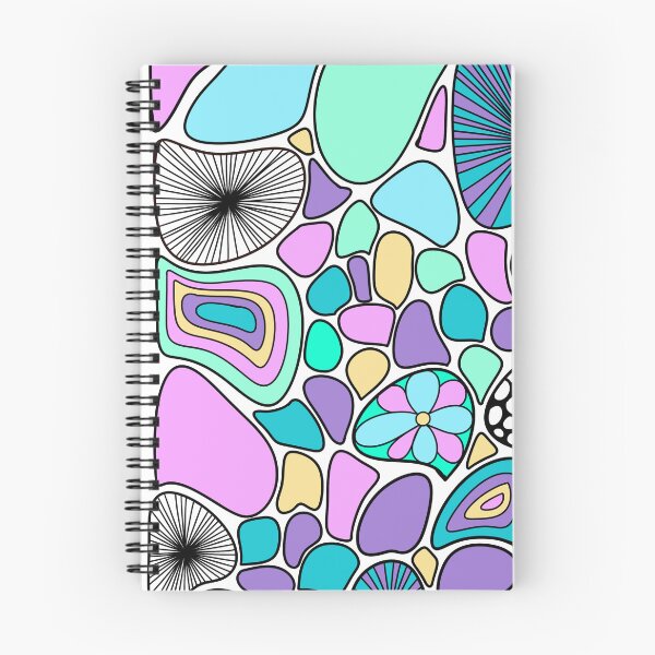 Item preview, Abstract pastel colours line art patterns and shapes. designed and sold by MindfulArtSandy.