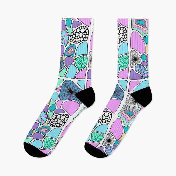 Item preview, Abstract pastel colours line art patterns and shapes. designed and sold by MindfulArtSandy.