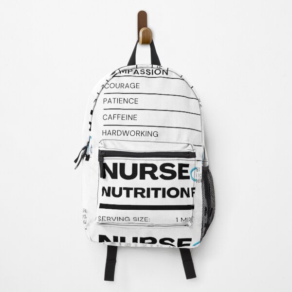 Item preview, Funny Nurse Nutrition Facts Label designed and sold by ZodiacLuck888.