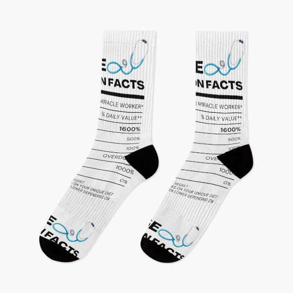 Item preview, Funny Nurse Nutrition Facts Label designed and sold by ZodiacLuck888.